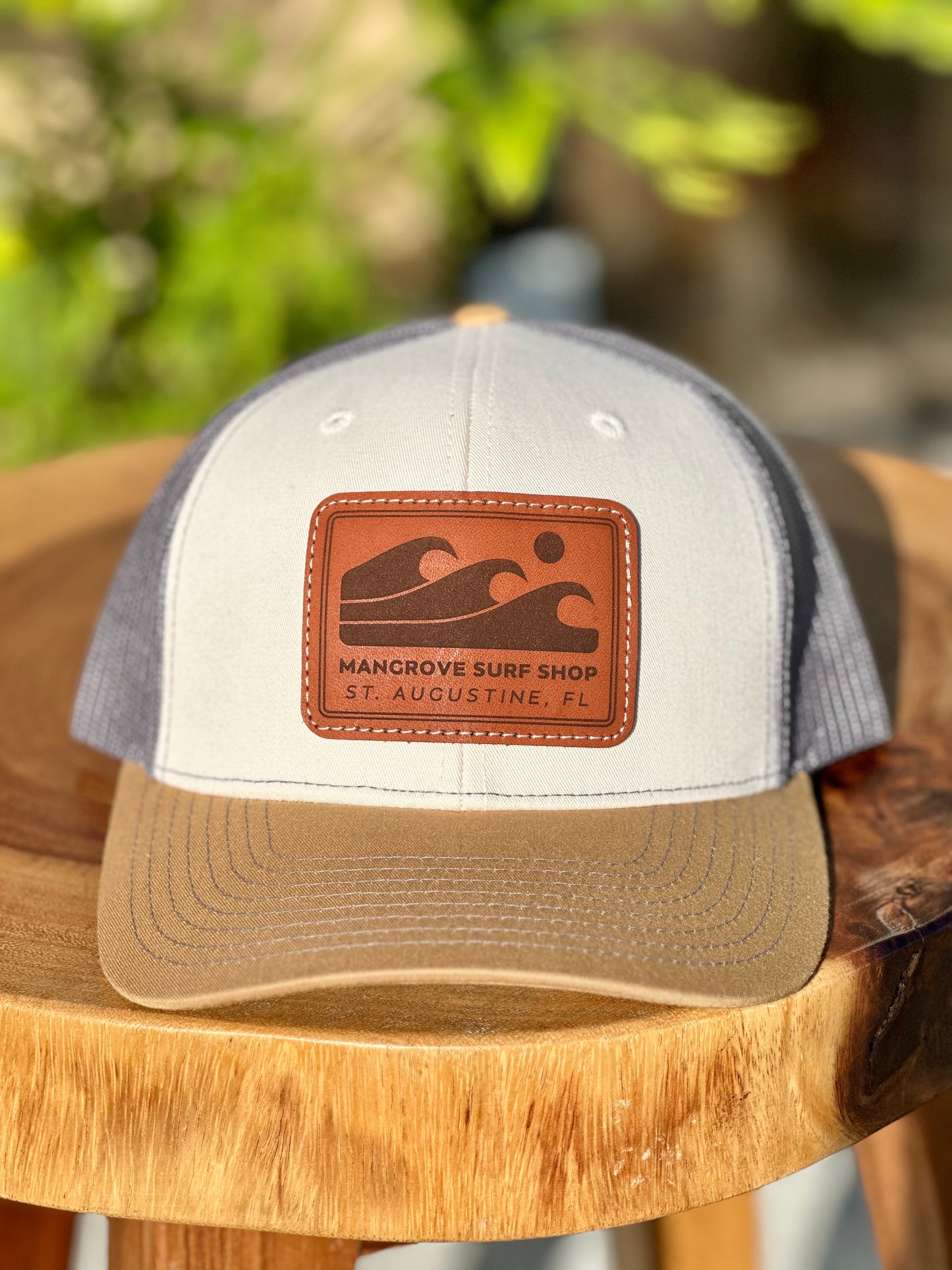 Mangrove Leather Patch Hat