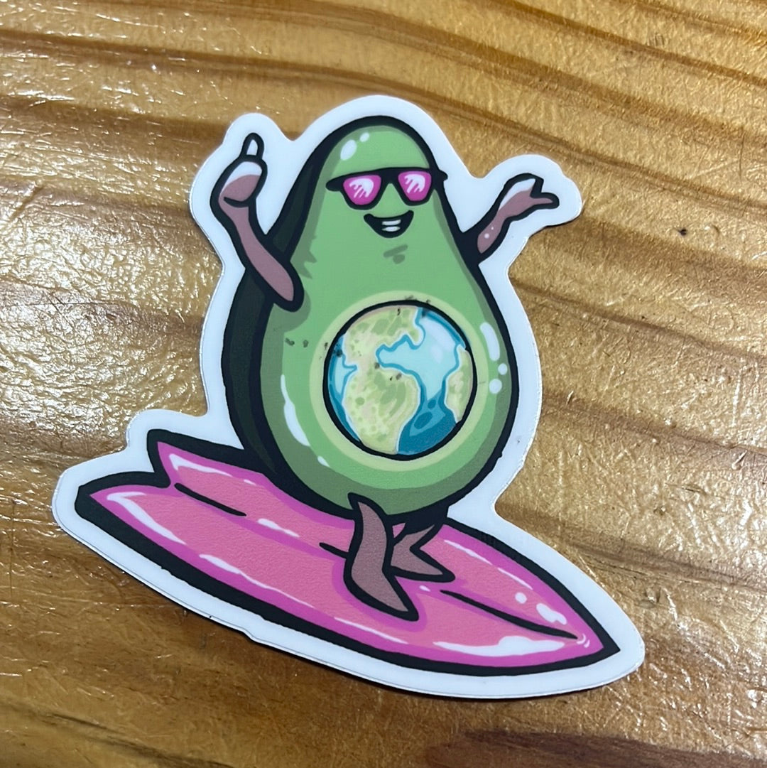 Work For Avocados Sticker